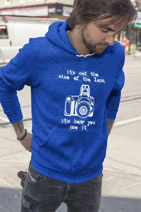 Its not  the sieze of the lens It's how you use it (Men)