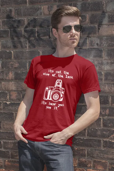 Its not  the sieze of the lens It's how you use it (Men)