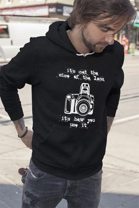 Its not  the sieze of the lens It's how you use it (Men)