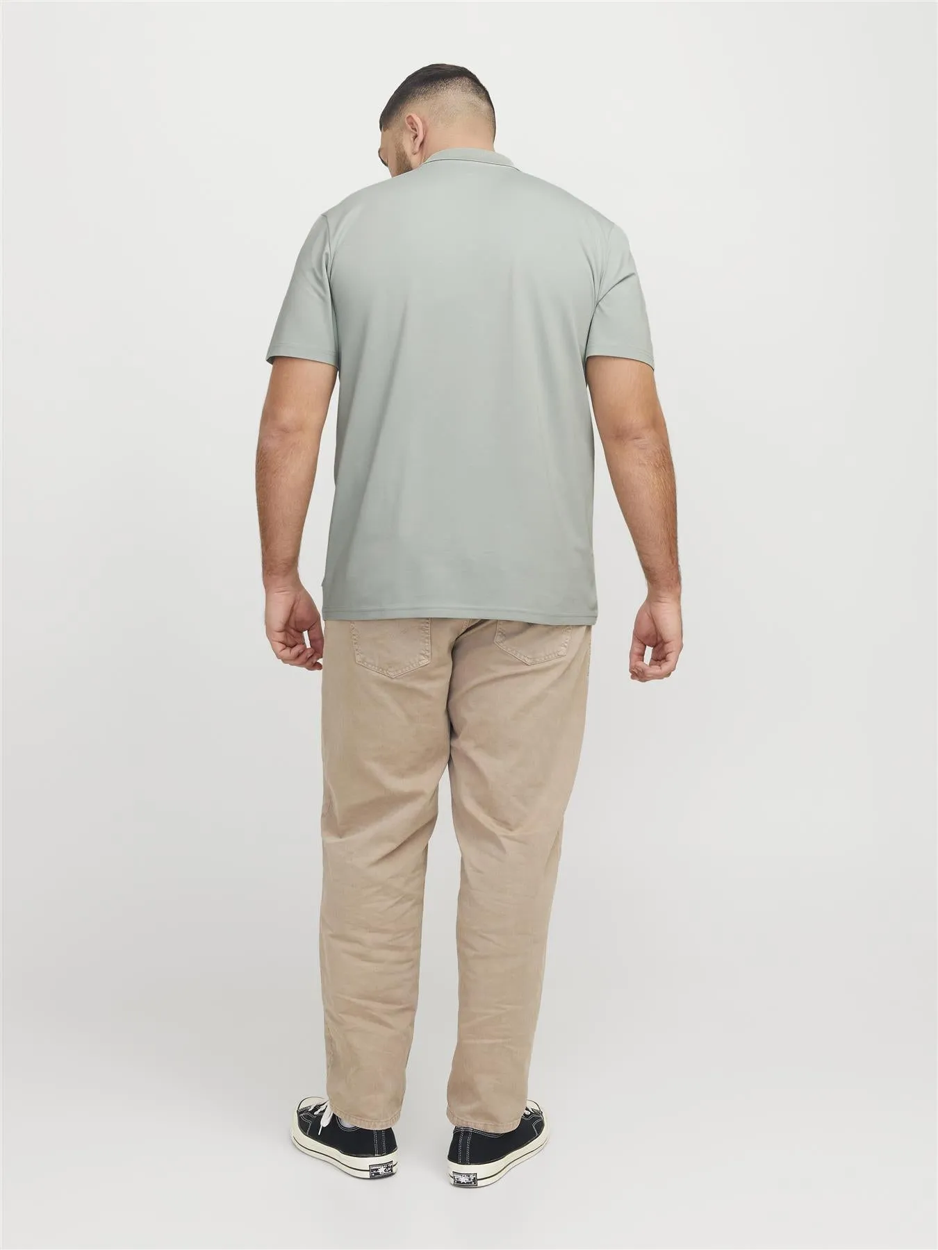 Jack & Jones Short Sleeves Polo Shirt For Men (JCOFUSION PIQUE) in 3 Colours, 4XL-7XL