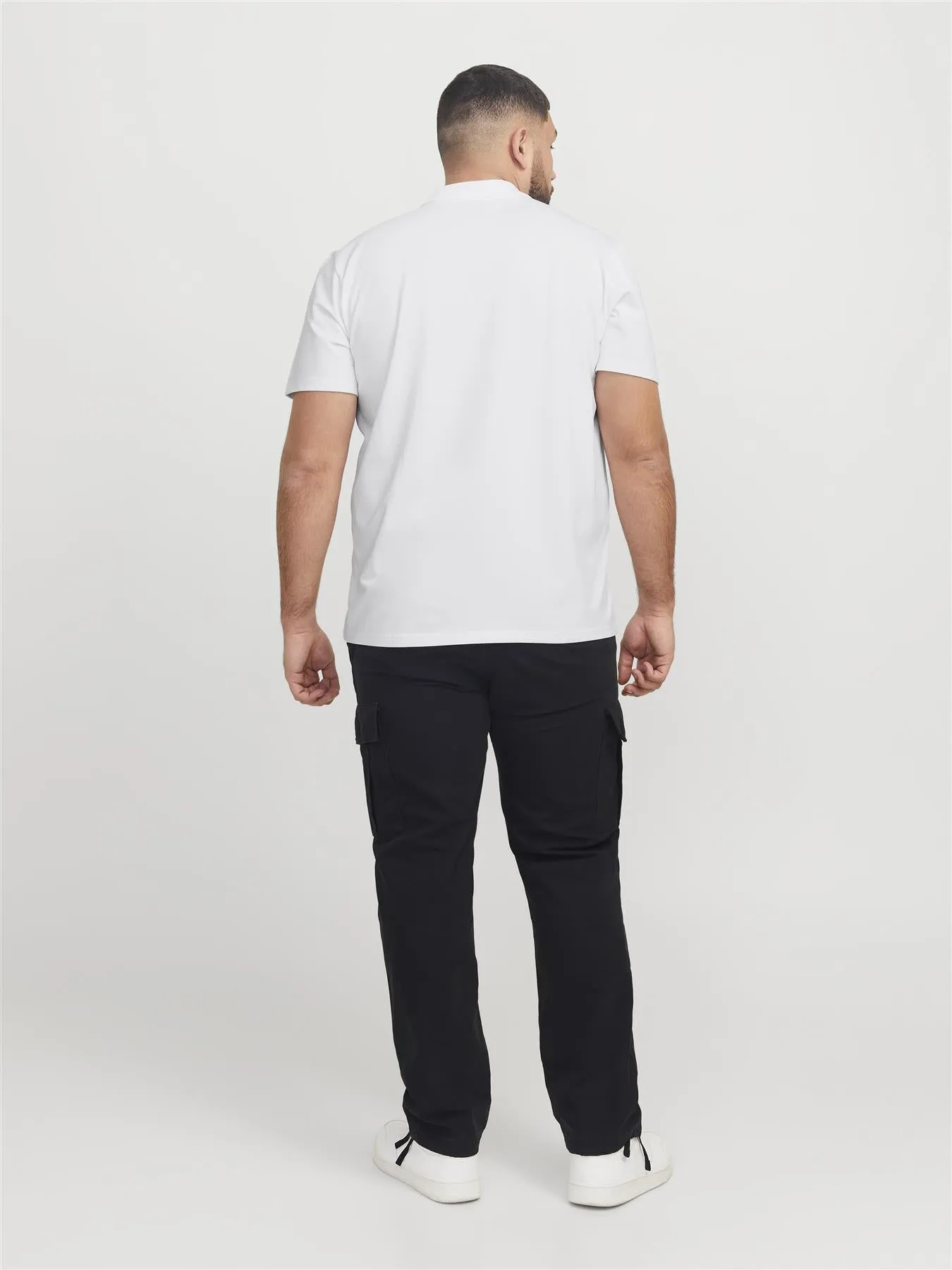 Jack & Jones Short Sleeves Polo Shirt For Men (JCOFUSION PIQUE) in 3 Colours, 4XL-7XL