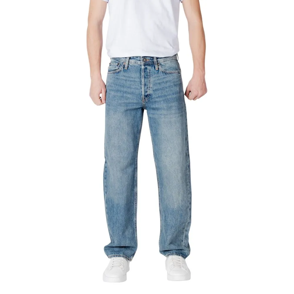 Jack Jones Blue Cotton Jeans & Pant