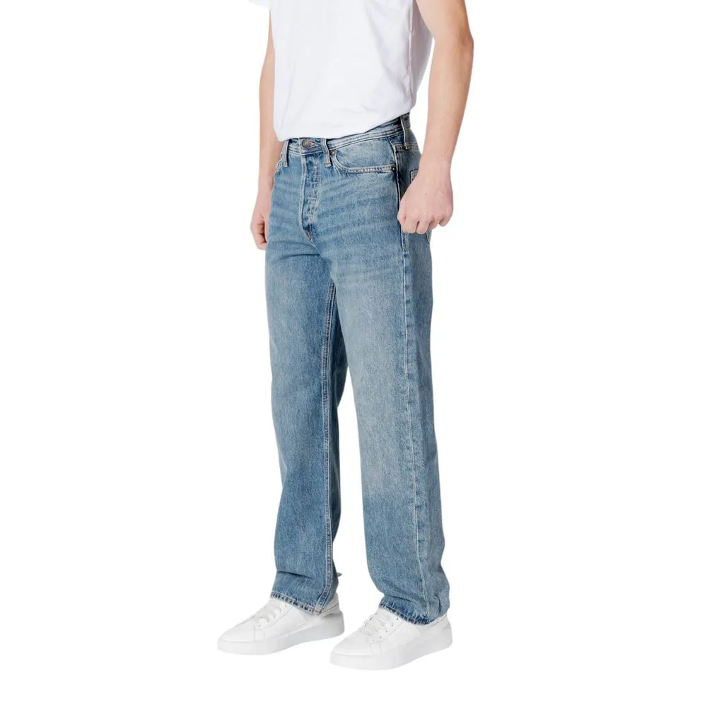 Jack Jones Blue Cotton Jeans & Pant