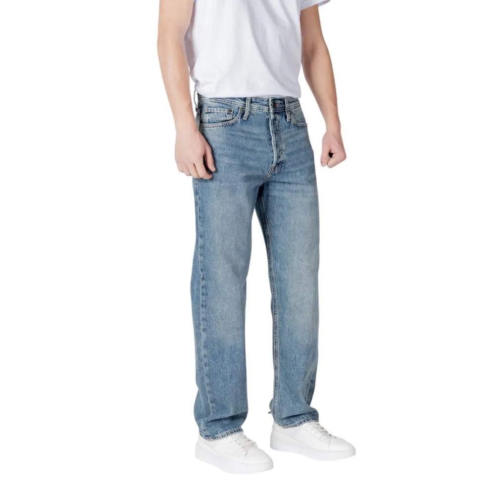 Jack Jones Blue Cotton Jeans & Pant