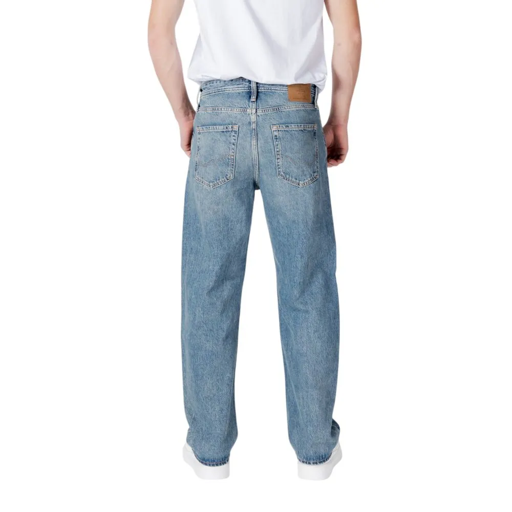 Jack Jones Blue Cotton Jeans & Pant