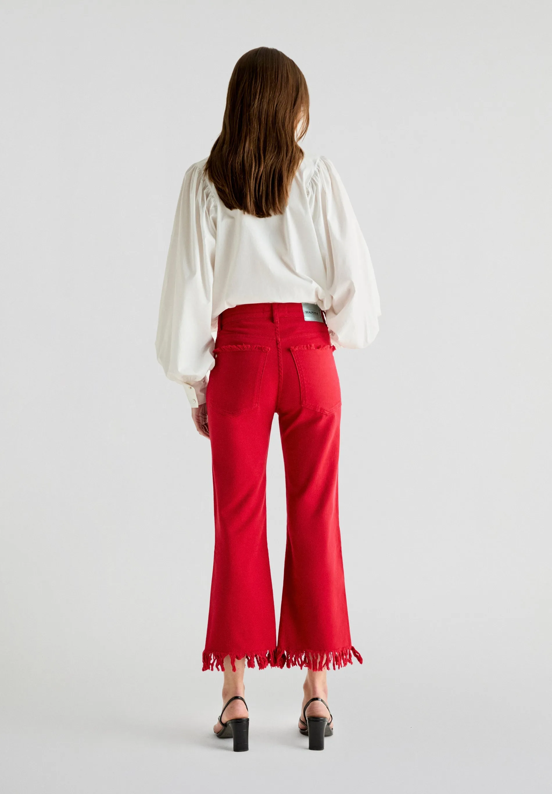 JEANS BAINHA DESFIADA