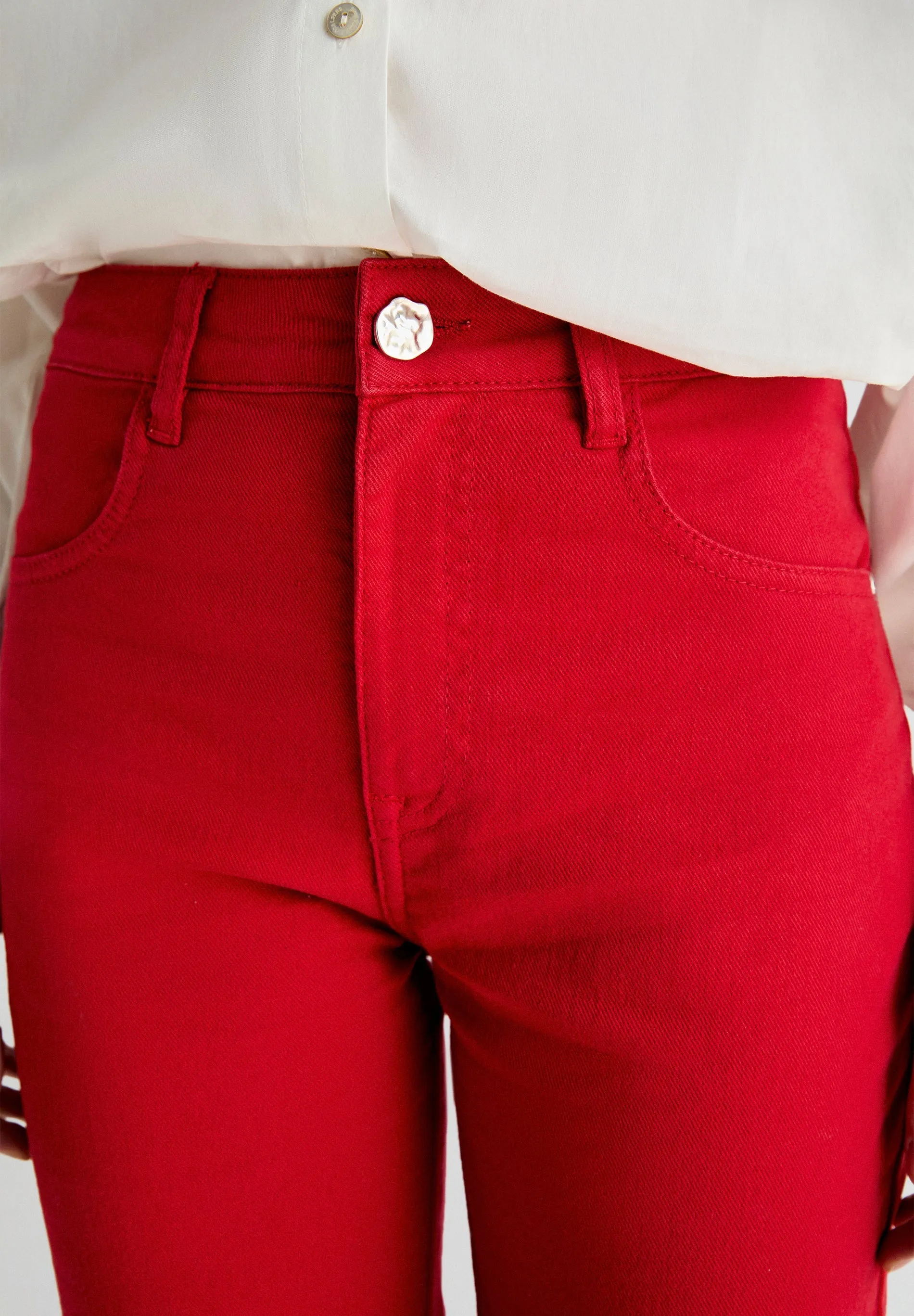 JEANS BAINHA DESFIADA