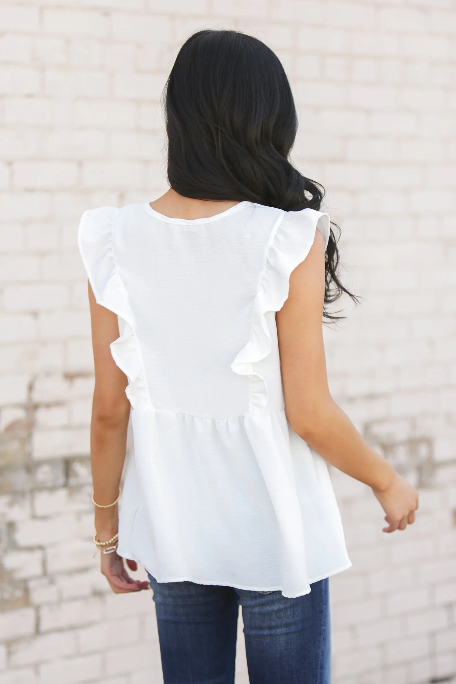 Jenna Ruffle Top