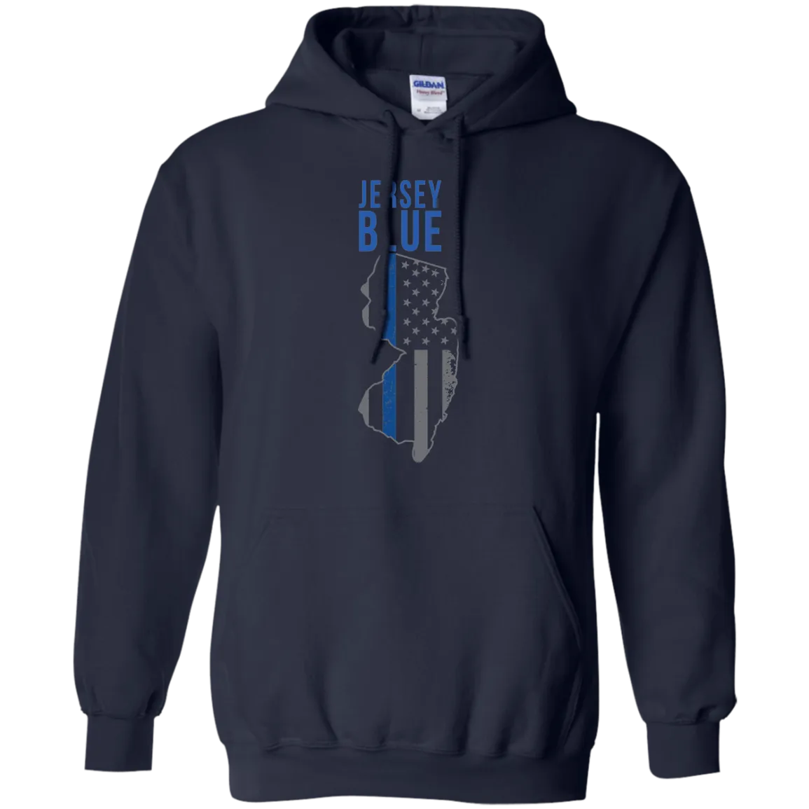 Jersey Blue hoodie
