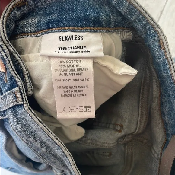 Joe's Jeans High Rise Blue Denim