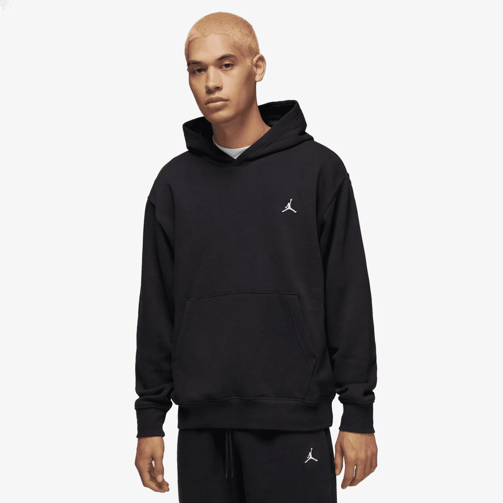 Jordan Essentials Fleece Pullover Hoodie - Black