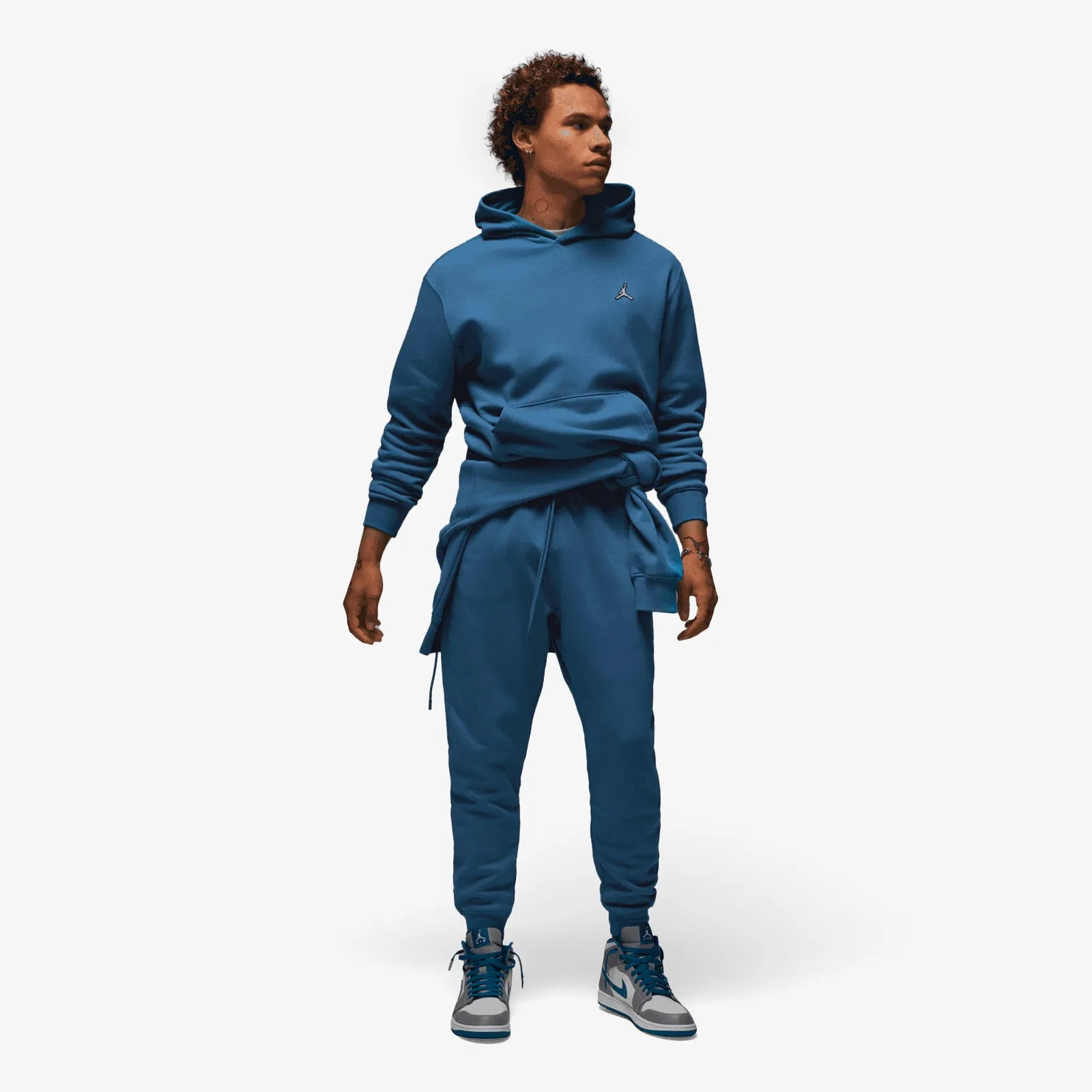 Jordan Essentials Fleece Pullover Hoodie - Blue