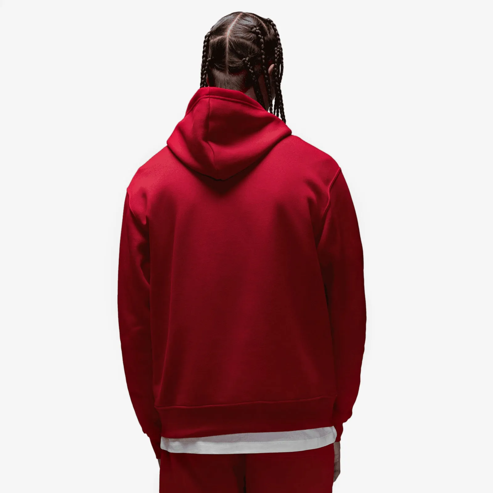 Jordan Essentials Fleece Pullover Hoodie - Red