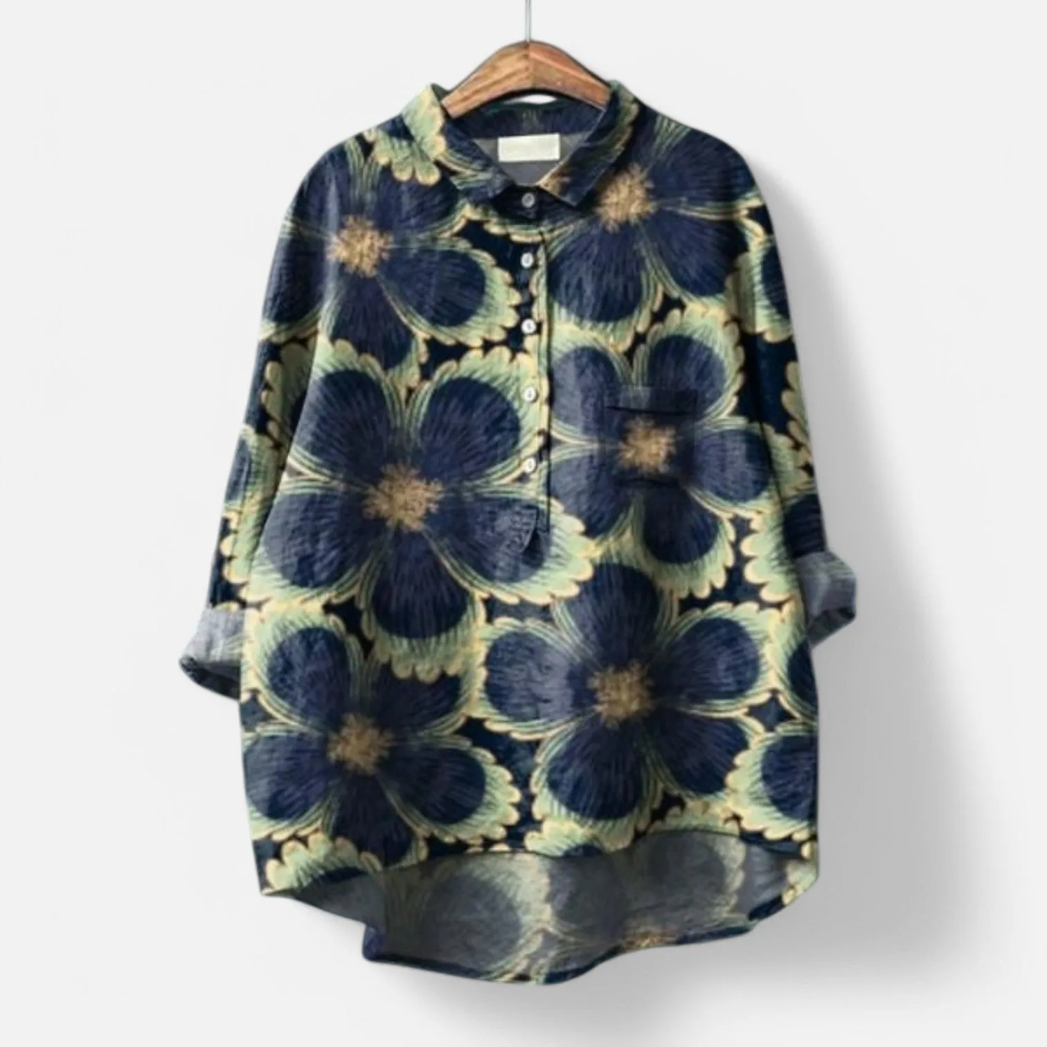 Kiara™ | Chic Floral Loose Fit Blouse