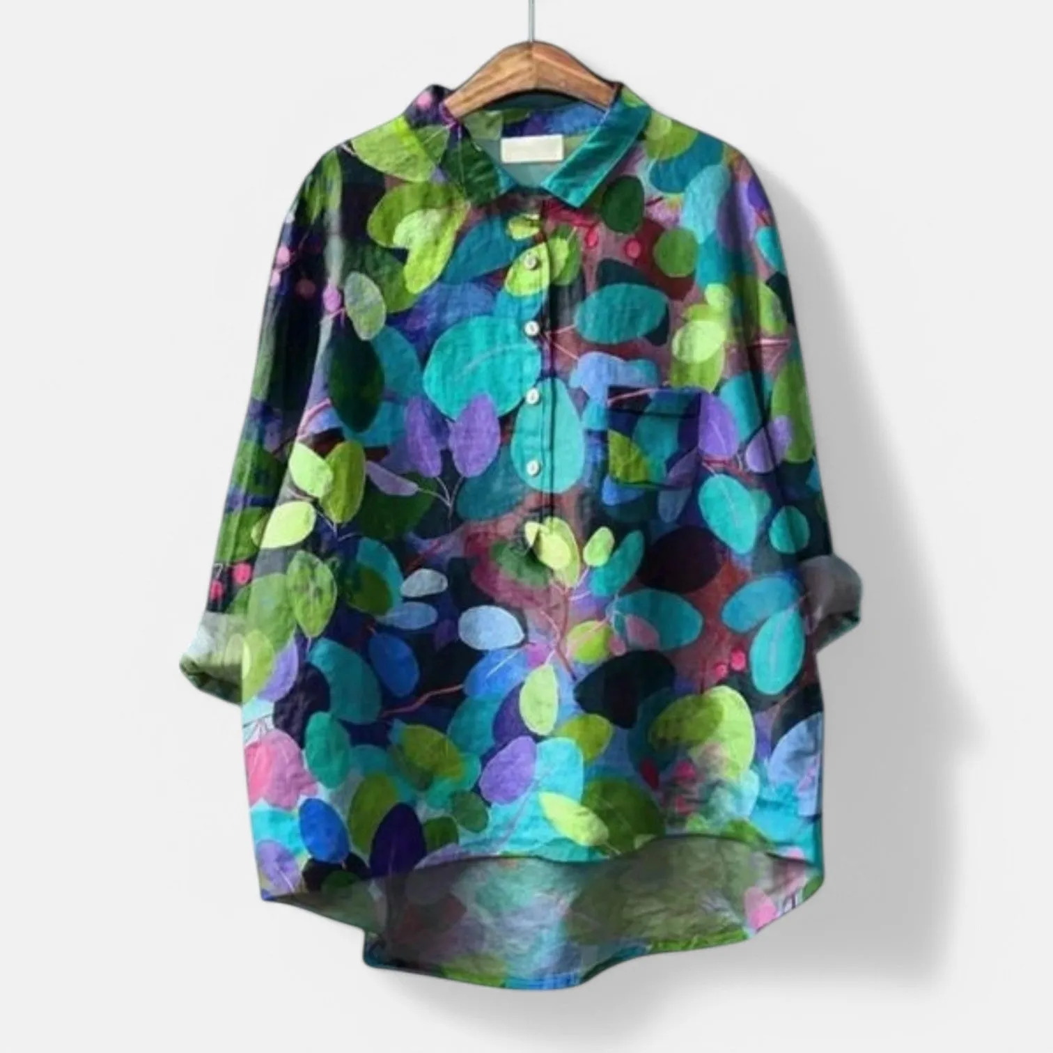 Kiara™ | Chic Floral Loose Fit Blouse