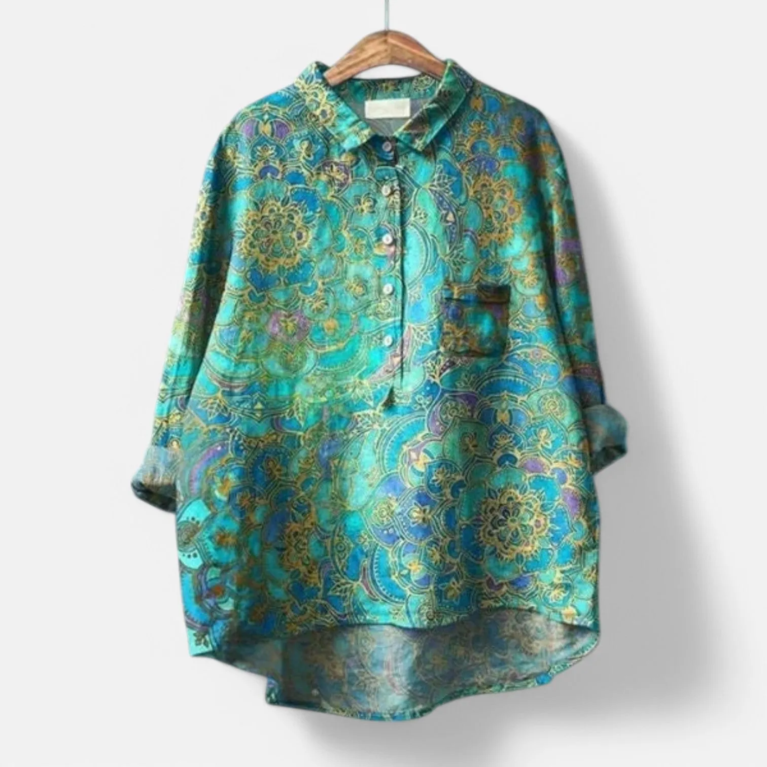 Kiara™ | Chic Floral Loose Fit Blouse