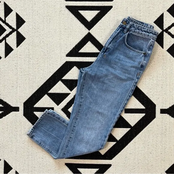 Ksubi Chlo Wasted Straight Leg Jeans in No Rules Size 25