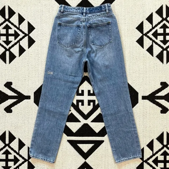Ksubi Chlo Wasted Straight Leg Jeans in No Rules Size 25