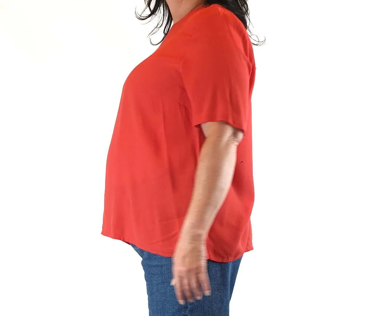 K.T.Creations red/coral red top size 20