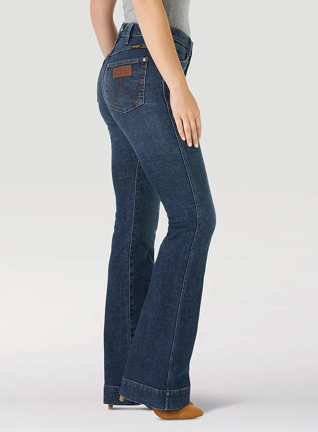 LADIES SARA WRANGLER RETRO TROUSER JEAN