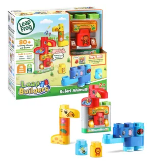 LeapFrog LeapBuilders Safari Animals, Multicolor