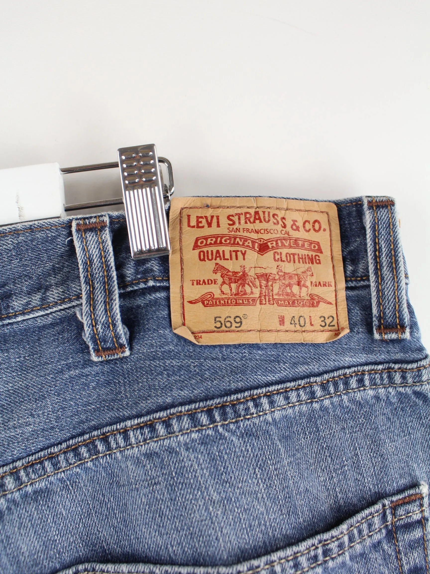 Levi's 569 Loose Straight Jeans Blau W40 L32