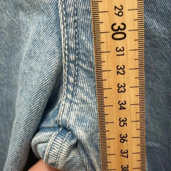 Levi's - High Loose Wide Legged Denim Jeans - Blue - 30x31