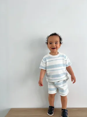 Lilla Hjärtat - Knitted Shorts | Ocean