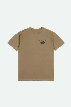Linwood S/S Standard T-Shirt - Tiger's Eye/Navy/Olive