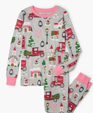 Little Blue House Pj's - Christmas Village - 6