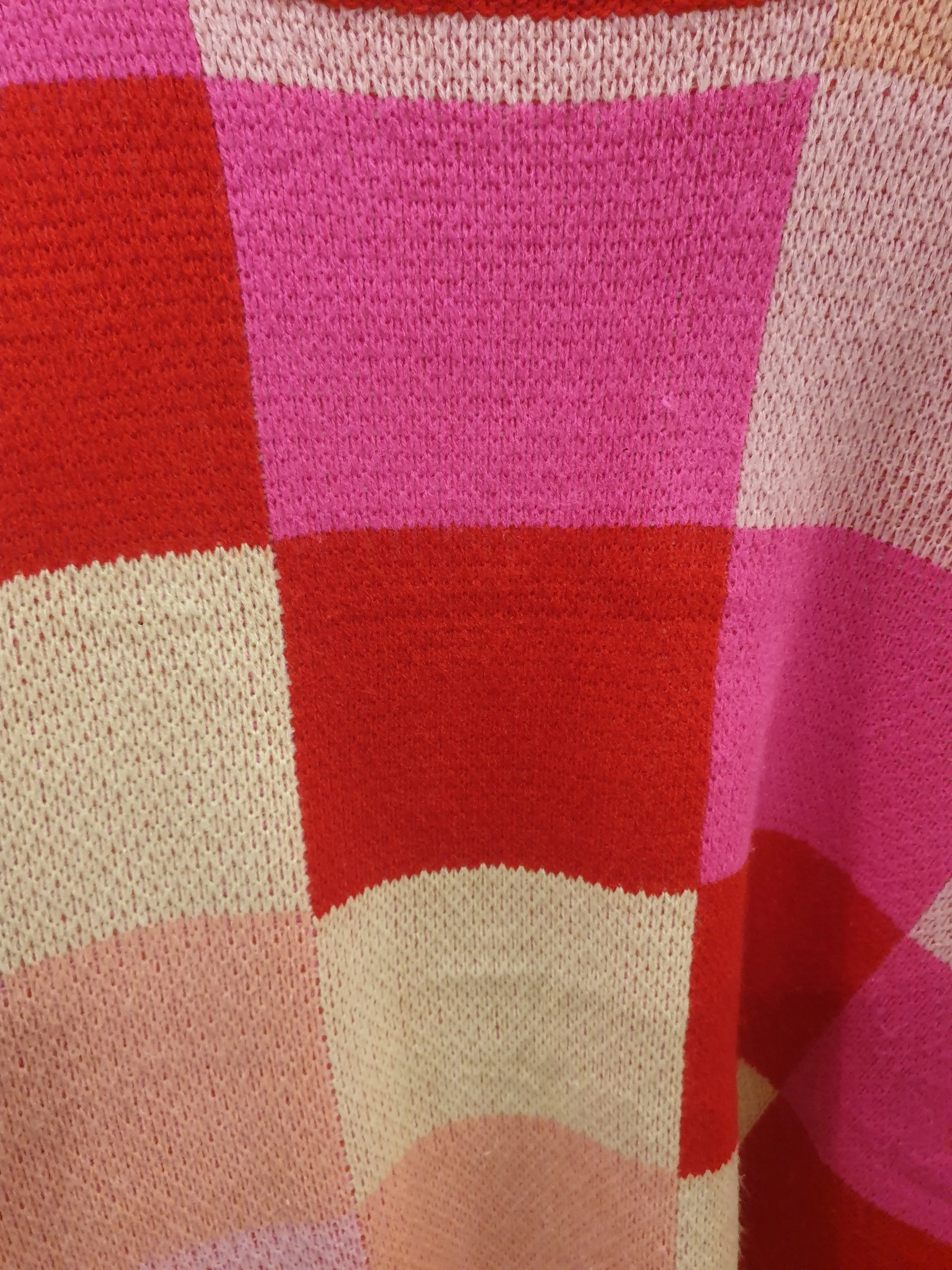 Little Party dress pink-toned knit jumper size XL
