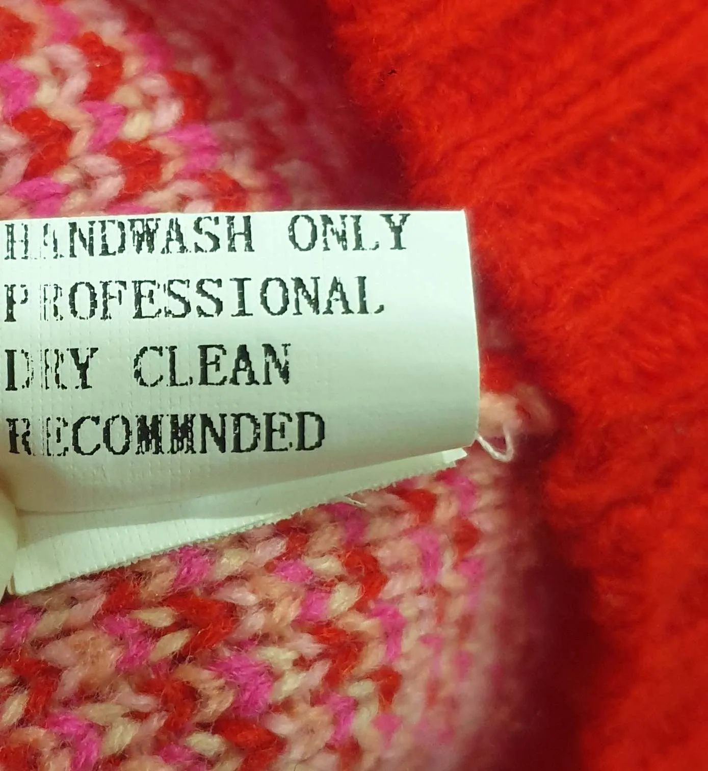 Little Party dress pink-toned knit jumper size XL