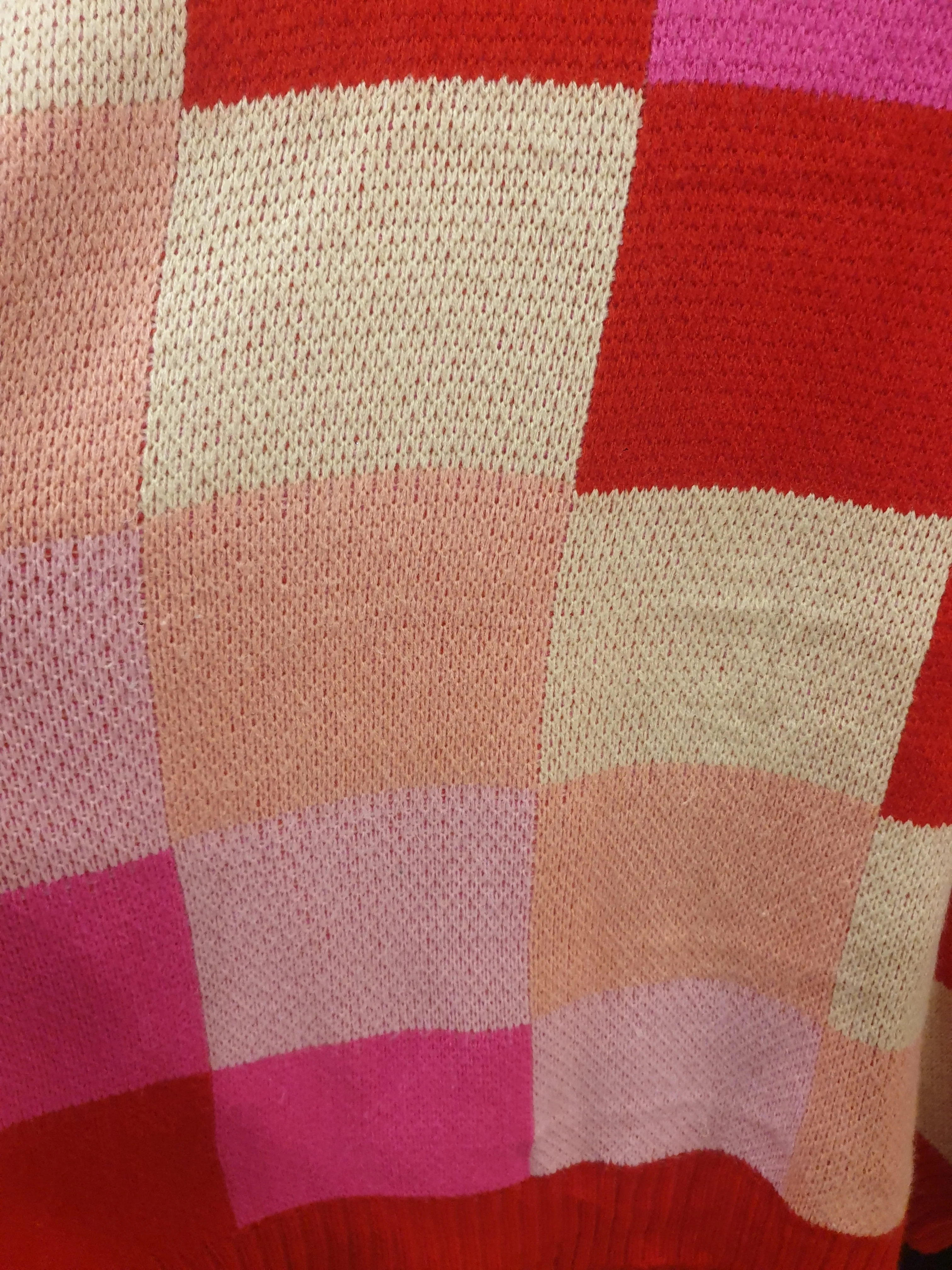 Little Party dress pink-toned knit jumper size XL
