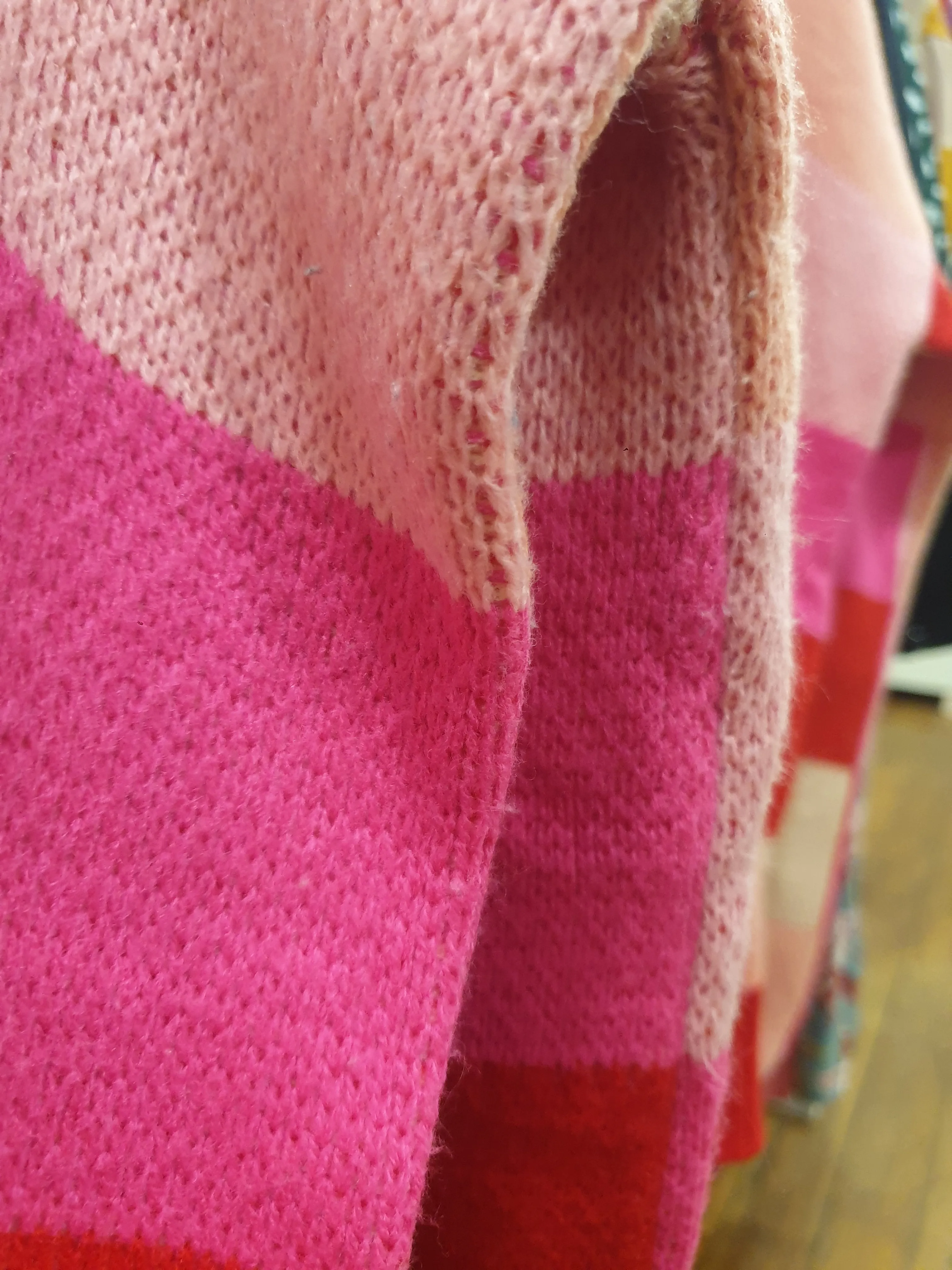 Little Party dress pink-toned knit jumper size XL