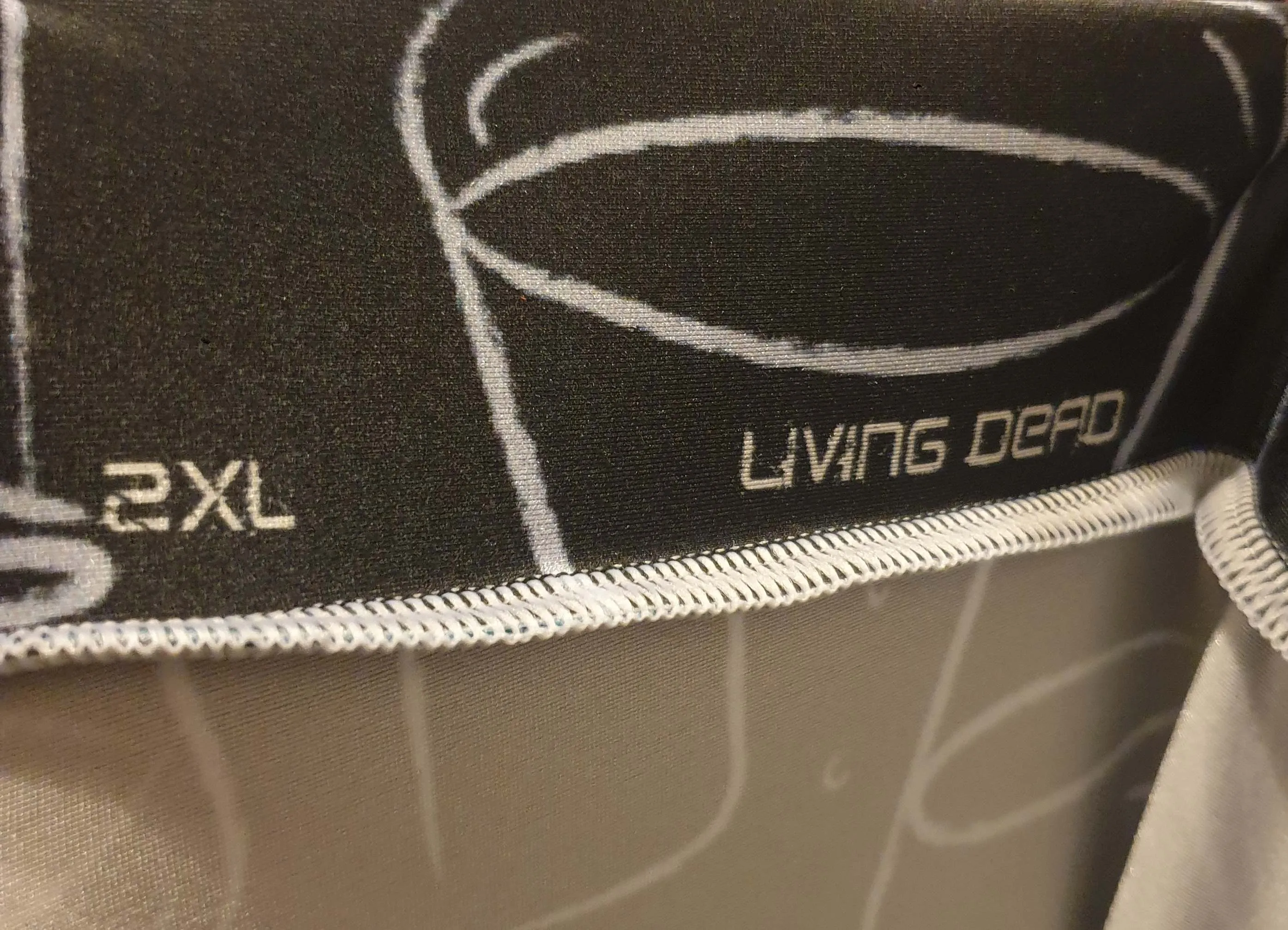 Living Dead maxi skirt with science beaker print size 2XL