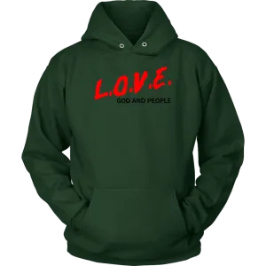 L.O.V.E. God And People Men's T-Shirt Part 1