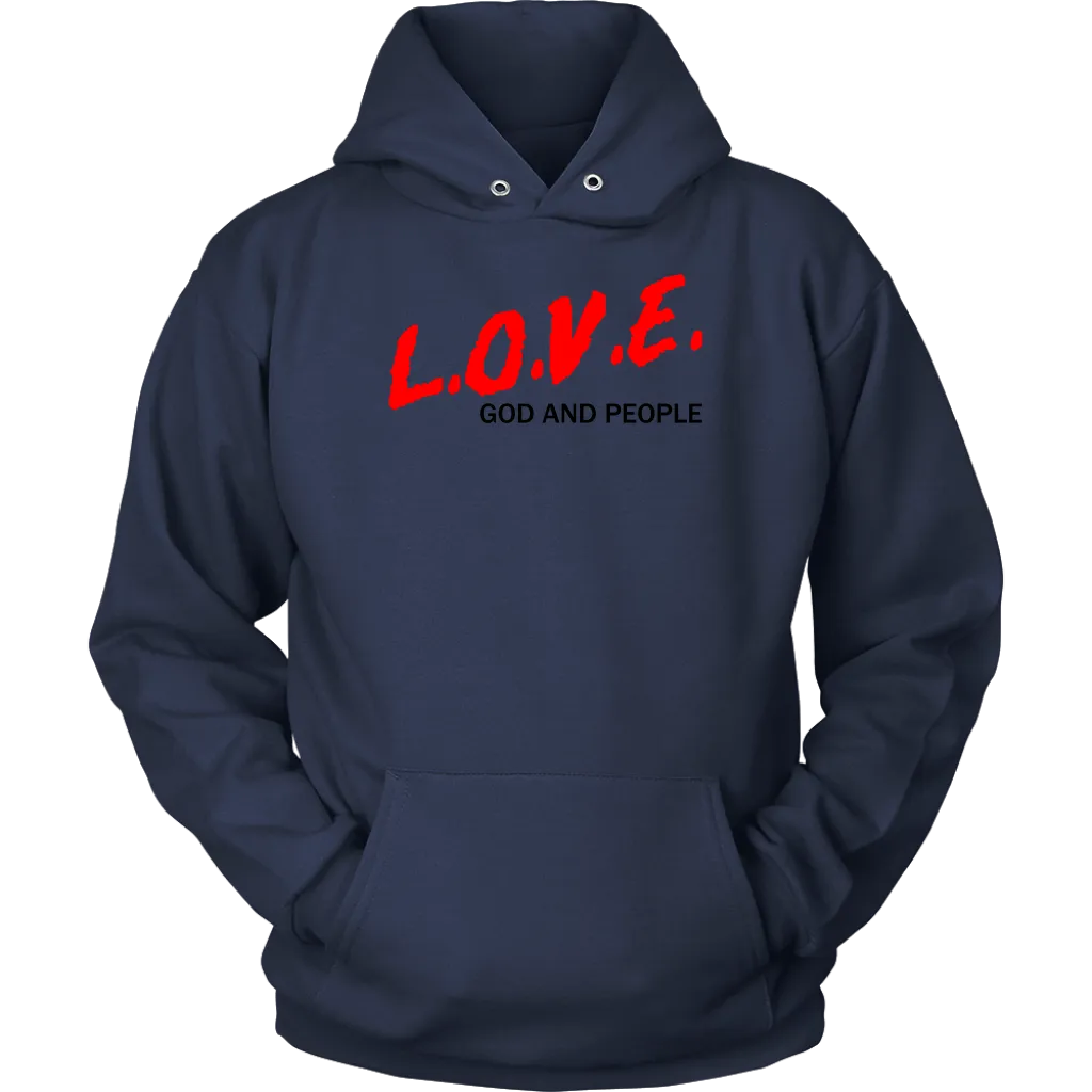 L.O.V.E. God And People Men's T-Shirt Part 1