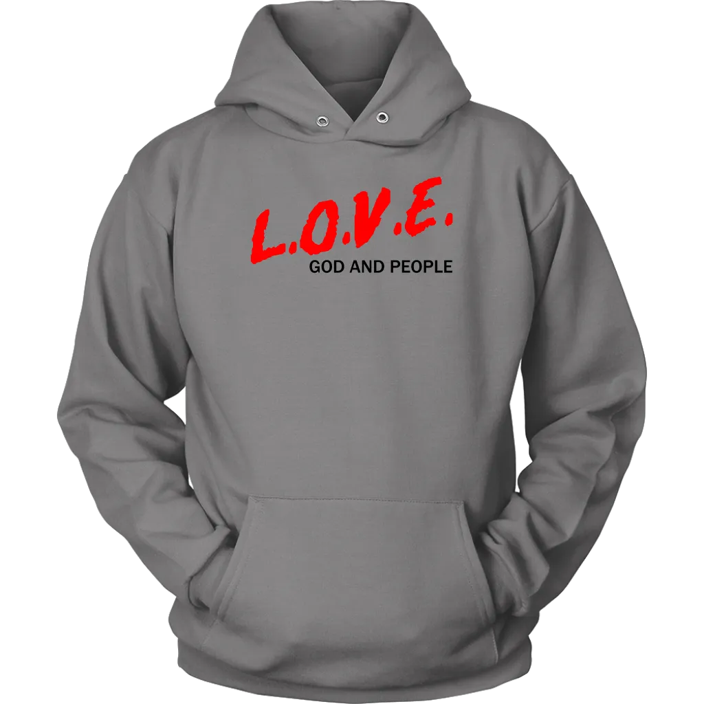 L.O.V.E. God And People Men's T-Shirt Part 1
