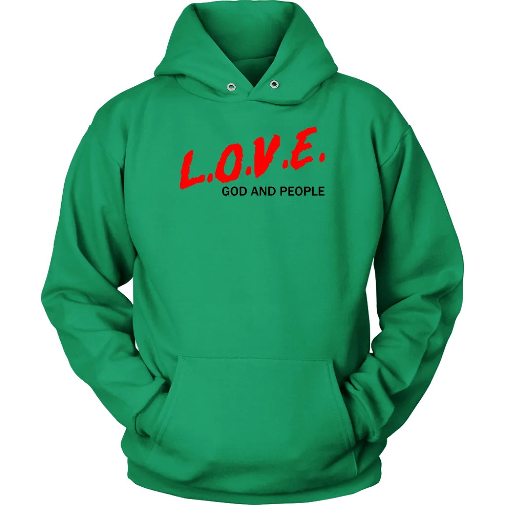 L.O.V.E. God And People Men's T-Shirt Part 1
