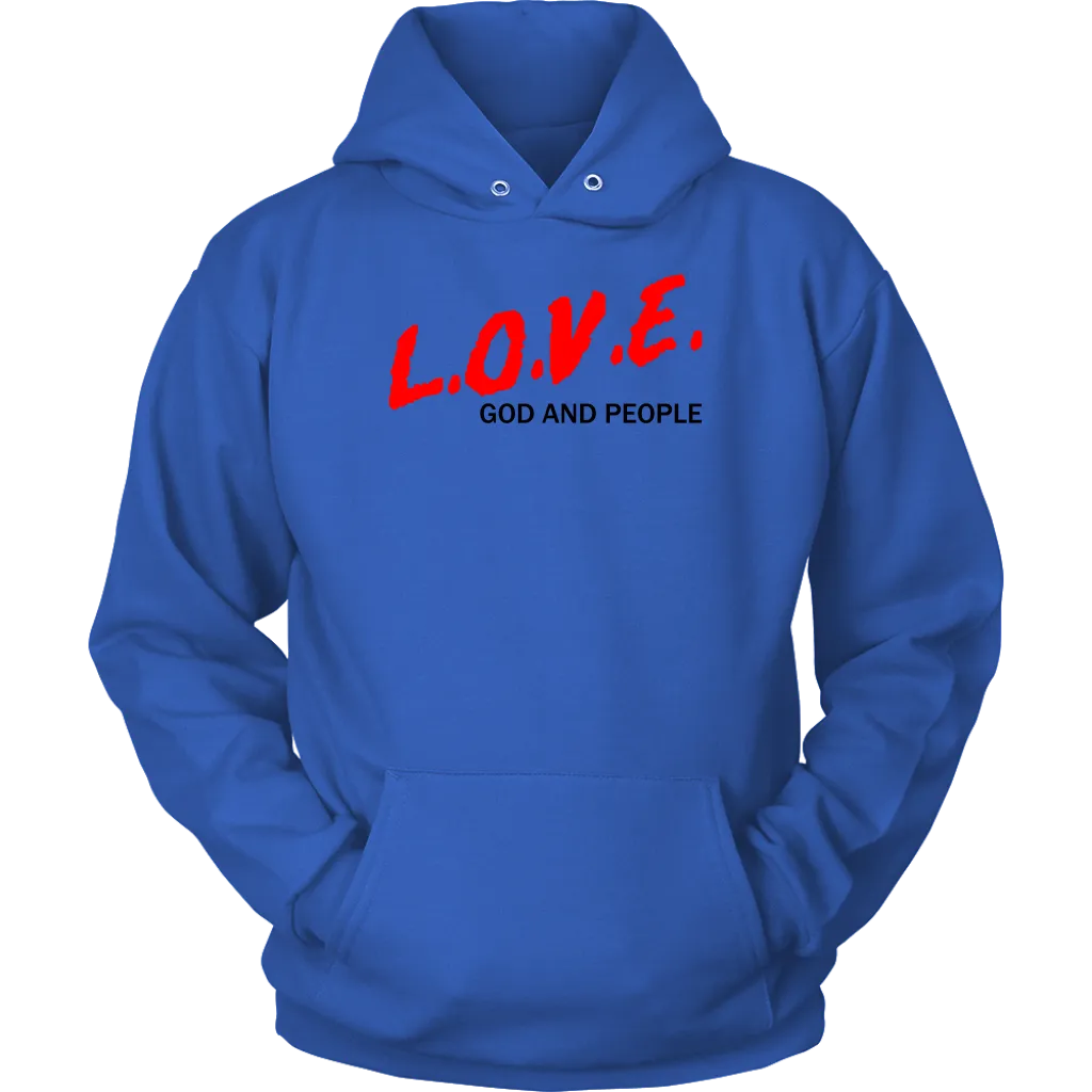 L.O.V.E. God And People Men's T-Shirt Part 1
