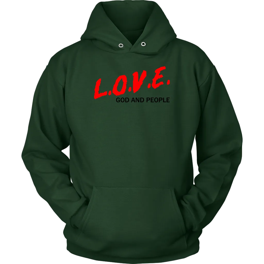L.O.V.E. God And People Men's T-Shirt Part 1