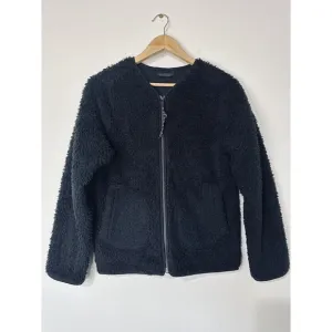 LULULEMON Oh So Sherpa Full Zip Jacket Black Size 4 Fleece Pullover $168 MSRP