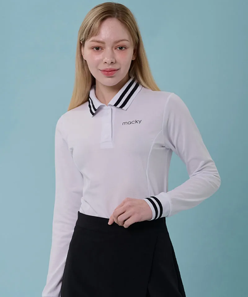 MACKY Golf: Lily Pk T-Shirt - White