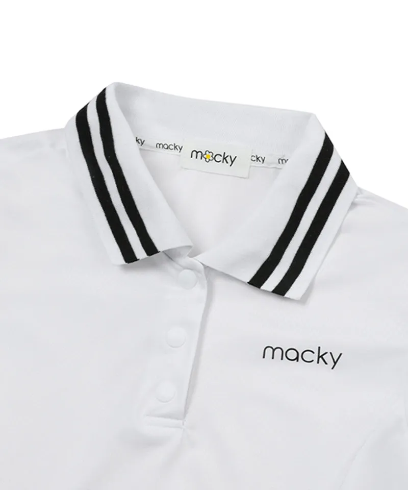 MACKY Golf: Lily Pk T-Shirt - White
