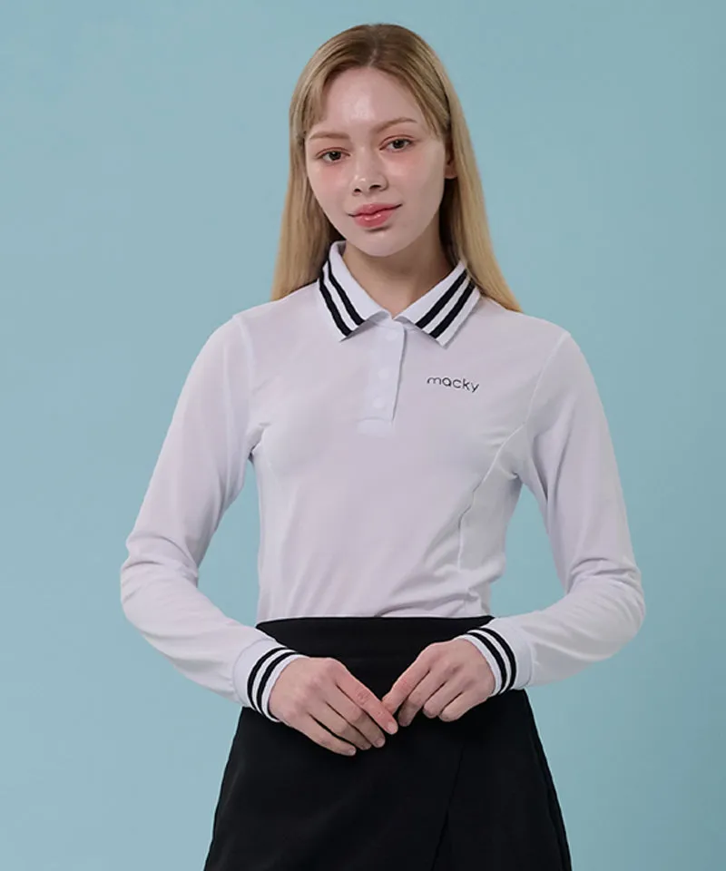MACKY Golf: Lily Pk T-Shirt - White