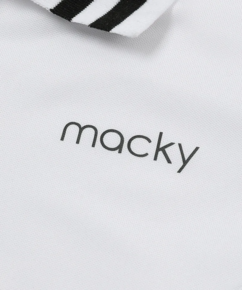 MACKY Golf: Lily Pk T-Shirt - White