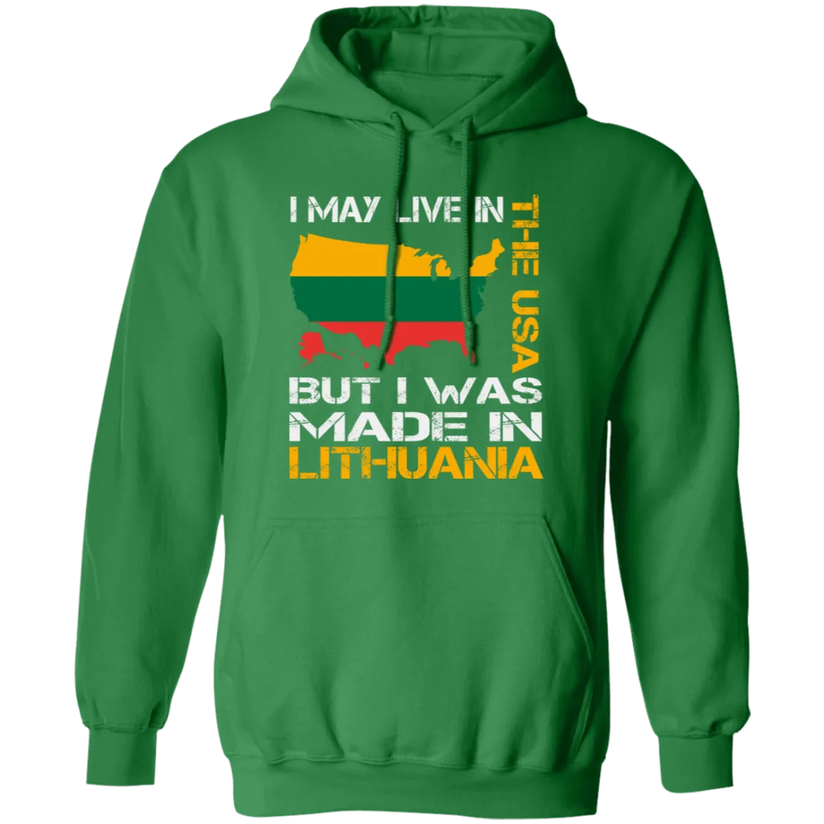 Made in Lithuania - Men/Women Unisex Comfort Pullover Hoodie