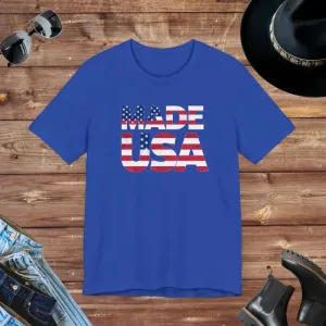 Made Usa Cozy Unisex Tee with Sustainable Cotton