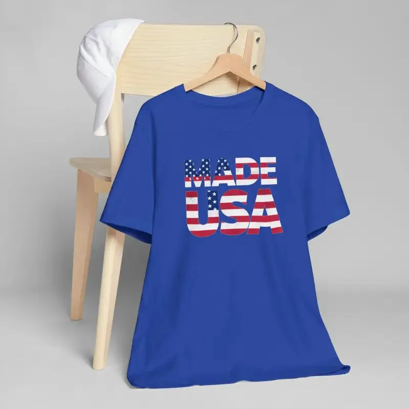 Made Usa Cozy Unisex Tee with Sustainable Cotton