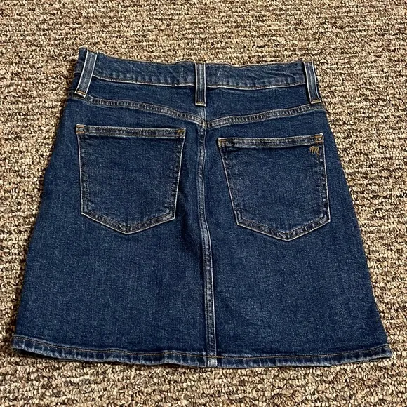 Madewell button up jeans skirt